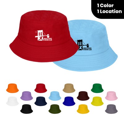Personalized Cotton Twill Bucket Hat