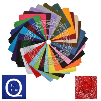 21 X 21" Cotton Bandanas