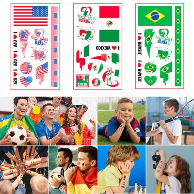 World Cup Temporary Tattoos