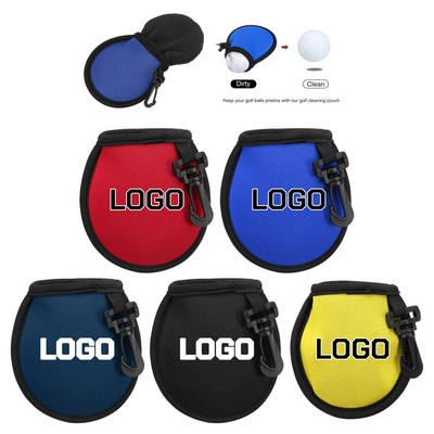 Golf Ball Washer Pouch – Portable With Hook