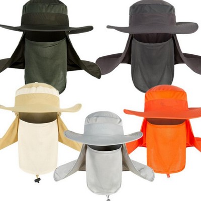 Bucket Hat With Neck Flap