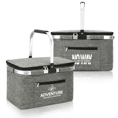 Collapsible Insulated Basket Cooler