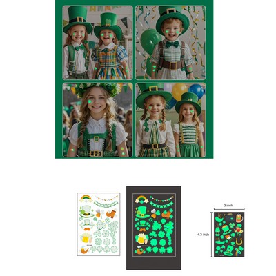 Glow-In-The-Dark Tattoos Sticker Sheet