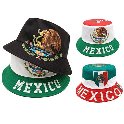 World Cup Flag Bucket Hat Fashion Sun Cap Packable Outdoor Patriotic Fisherman