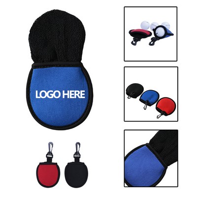 Compact On-the-Go Golf Ball Cleaner