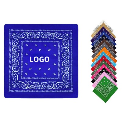 Full Color Custom Polyester Square Bandana