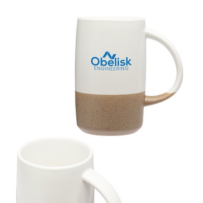 Santander 17 oz. Two-Tone Ceramic Mug